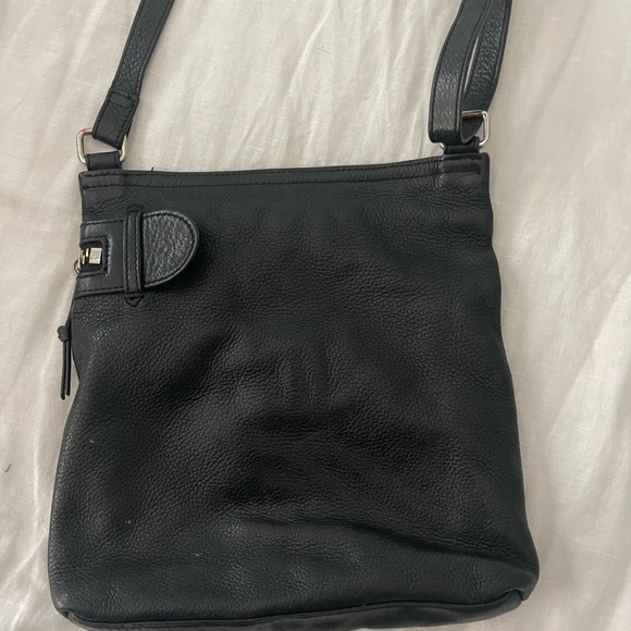 margot Black Leather Crossbody Bag - Picture 6 of 13